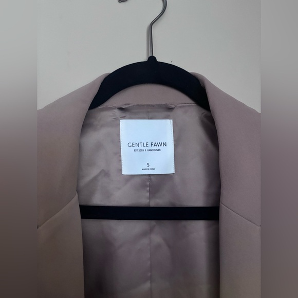 GENTLE FAWN | Moira cropped blazer | size small - Picture 5 of 7